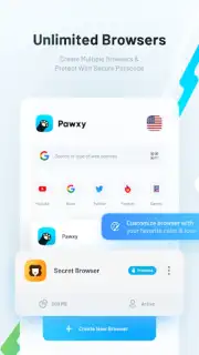 Pawxy: Private VPN Browser скриншот 8