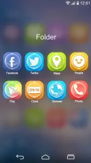 Clean GO Launcher Theme скриншот 2