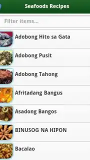 Pinoy Food Recipes скриншот 4