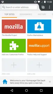 Firefox Beta скриншот 1