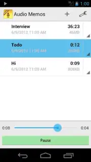 Audio Memos скриншот 6