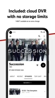 YouTube TV скриншот 3