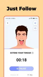 Jawline Exercises & Face Yoga скриншот 6