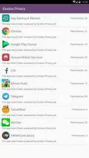 Exodus Privacy скриншот 2