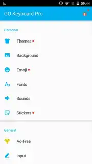 GO Keyboard Pro скриншот 1