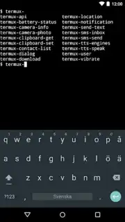 Termux:API скриншот 2