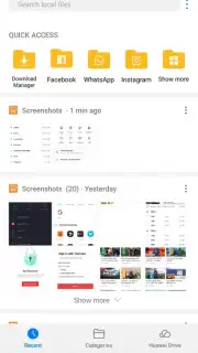 Huawei File Manager скриншот 2
