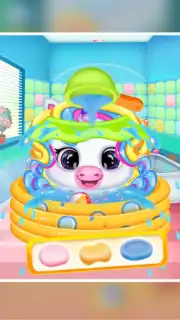 Newborn unicorn care game скриншот 3