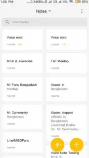 Xiaomi Notes скриншот 11