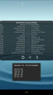 Basketball Livescore Widget скриншот 5
