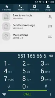 True Phone Dialer and Contacts скриншот 1