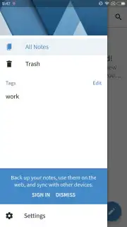 Simplenote скриншот 2