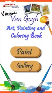 Vincent van Gogh Coloring Book скриншот 4