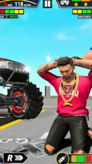 Police Monster Truck Car Games скриншот 6
