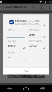 Samsung Print Service Plugin скриншот 7