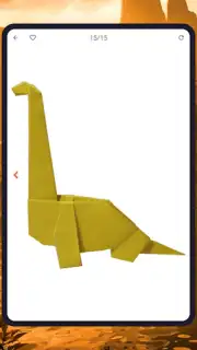Origami dinosaurs paper shapes скриншот 17