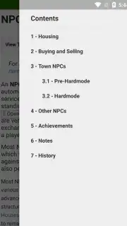 Terraria Wiki скриншот 1