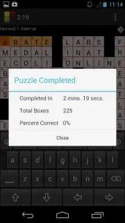 Crossword Puzzle скриншот 7