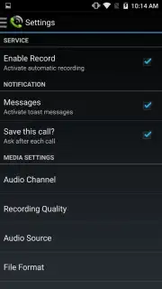 MP3 Call Recorder скриншот 5