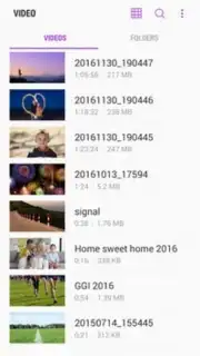 Samsung Video Library скриншот 2