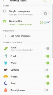 Samsung Health (Android Wear) скриншот 8