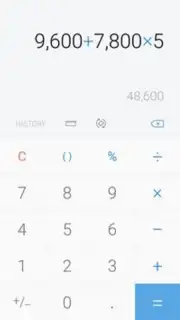 Samsung Calculator скриншот 2
