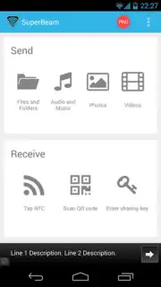 SuperBeam WiFi Direct Share скриншот 3