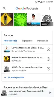 Google Podcasts скриншот 7