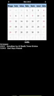 Kalender Nasional скриншот 2