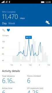 Microsoft Health скриншот 1