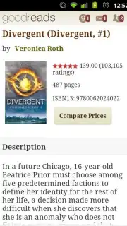 Goodreads скриншот 4