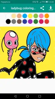 Coloring Ladybug & Blackcat скриншот 4