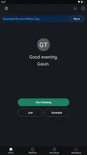 WebEx Meetings скриншот 1