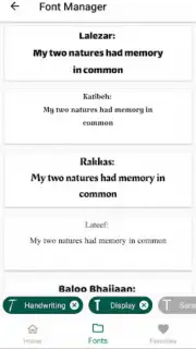 Font Manager скриншот 3