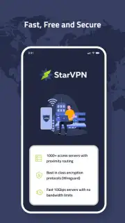 StarVPN - Free Private & Secure VPN скриншот 2