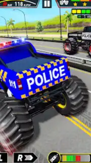 Police Monster Truck Car Games скриншот 4
