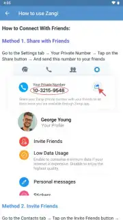 Zangi Messenger скриншот 3