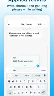 Writing Star: Text Expander & Auto-complete text скриншот 5
