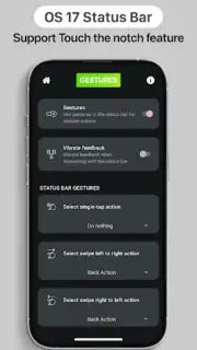 iOS 17 Status Bar скриншот 1