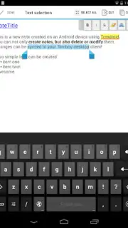 Tomdroid скриншот 2