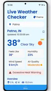 live weather checker скриншот 1