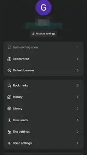 Comet Browser скриншот 7