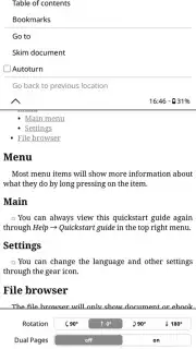 KOReader скриншот 2