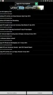 Latest UFO Sightings скриншот 4